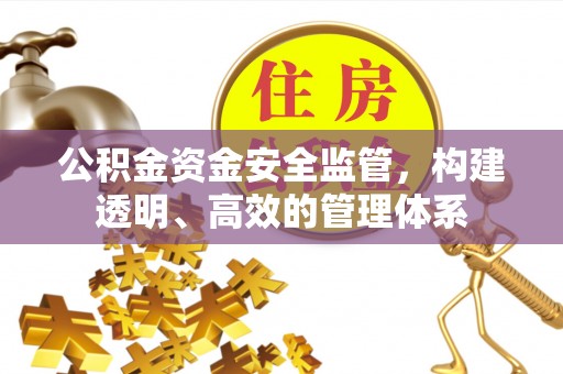 扶风公积金资金安全监管，构建透明、高效的管理体系