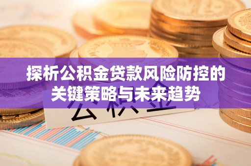扶风探析公积金贷款风险防控的关键策略与未来趋势