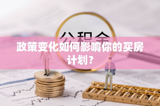 扶风政策变化如何影响你的买房计划？