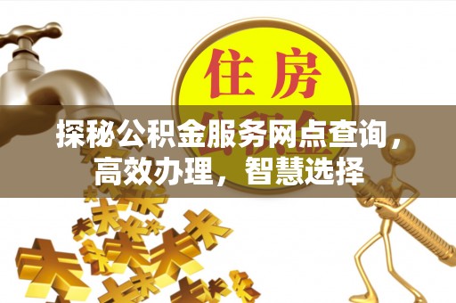 扶风探秘公积金服务网点查询，高效办理，智慧选择