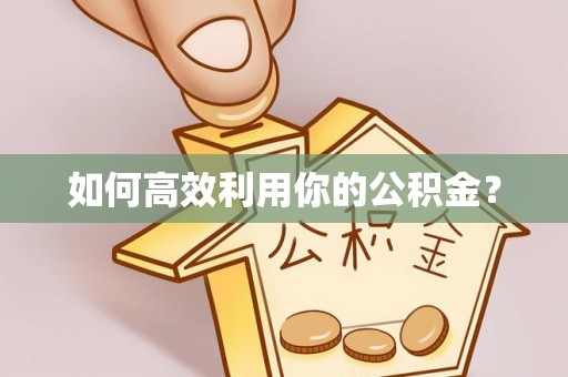 扶风如何高效利用你的公积金？