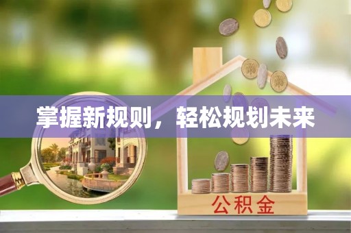 扶风掌握新规则，轻松规划未来