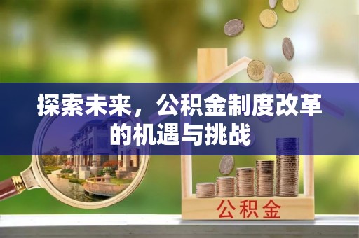 扶风探索未来，公积金制度改革的机遇与挑战