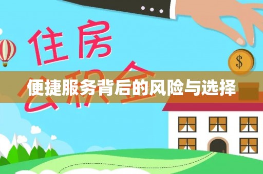 扶风便捷服务背后的风险与选择